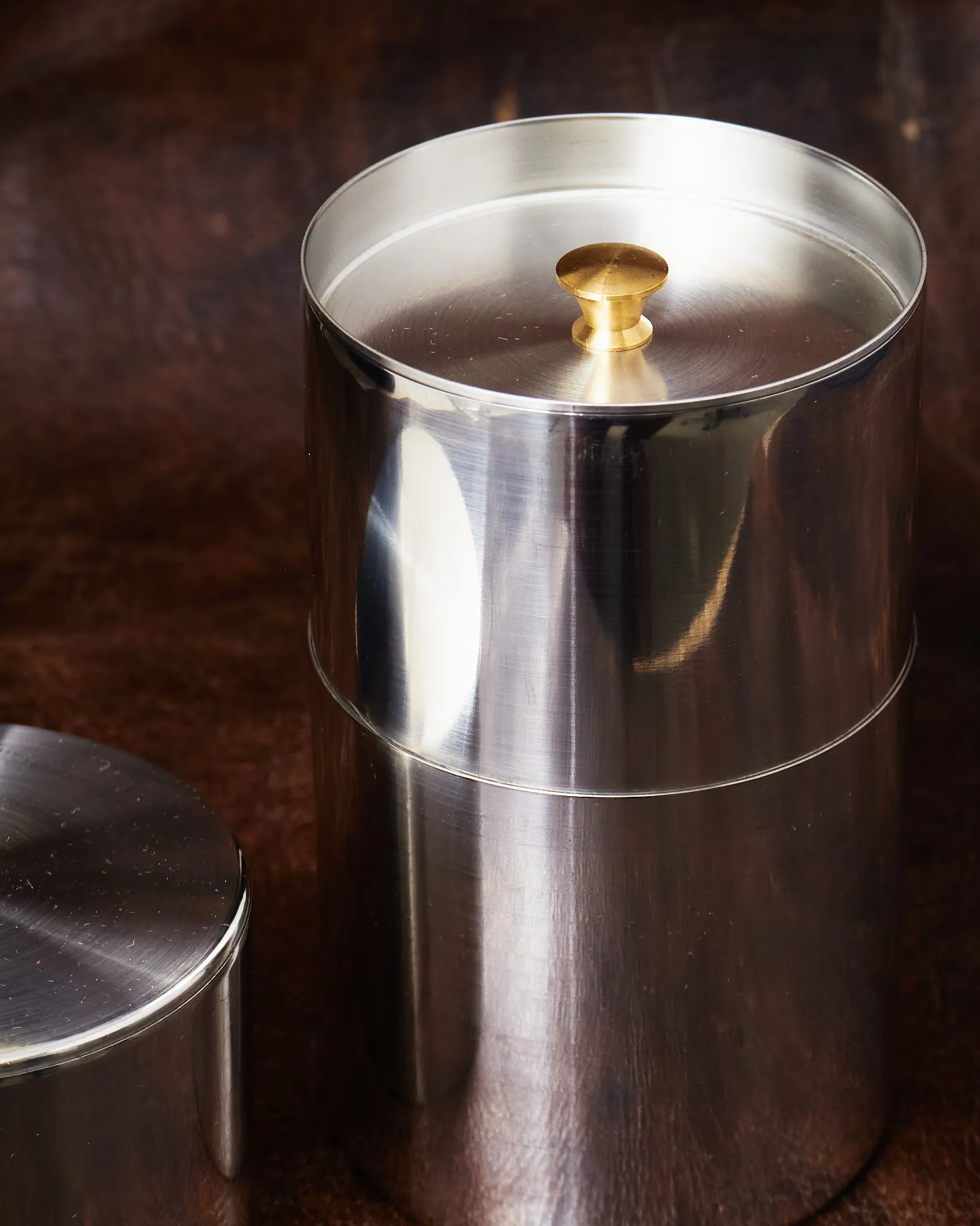 Kaikado Tea Caddy Tin Long 200g