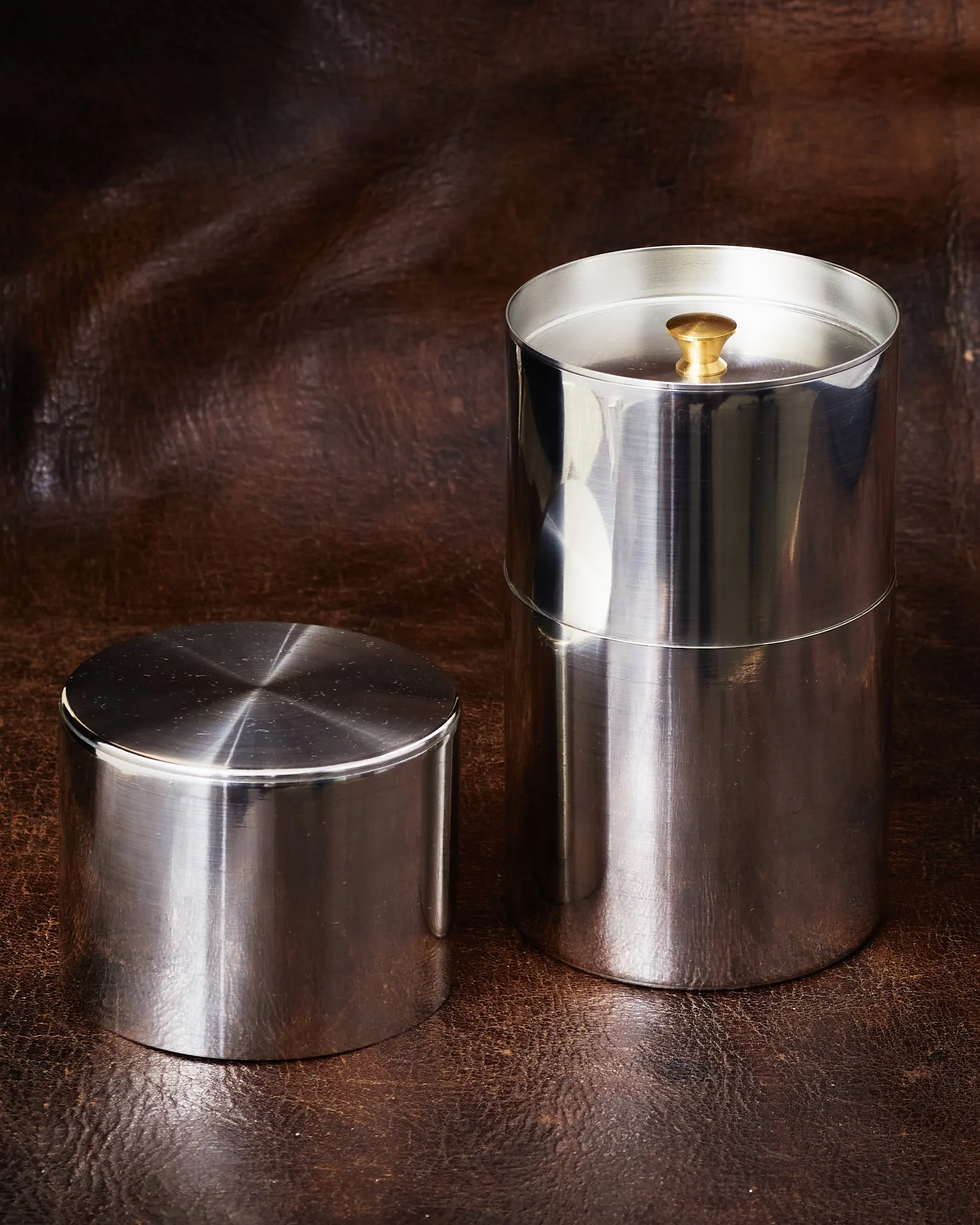 Kaikado Tea Caddy Tin Long 200g