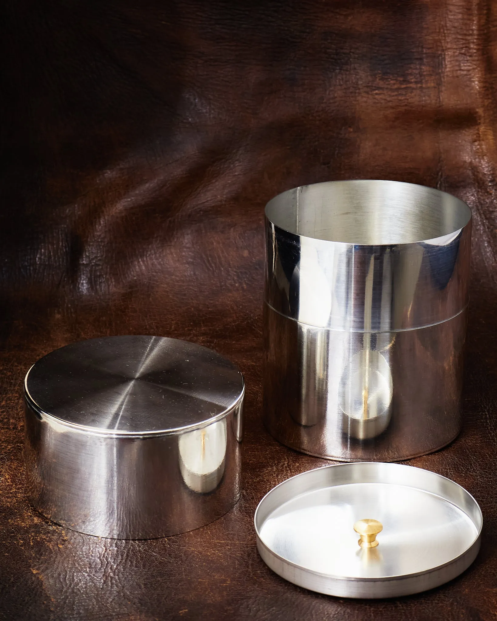 Kaikado Tea Caddy Tin Wide 400g
