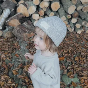 Knitted Beanie Hat - Mushroom
