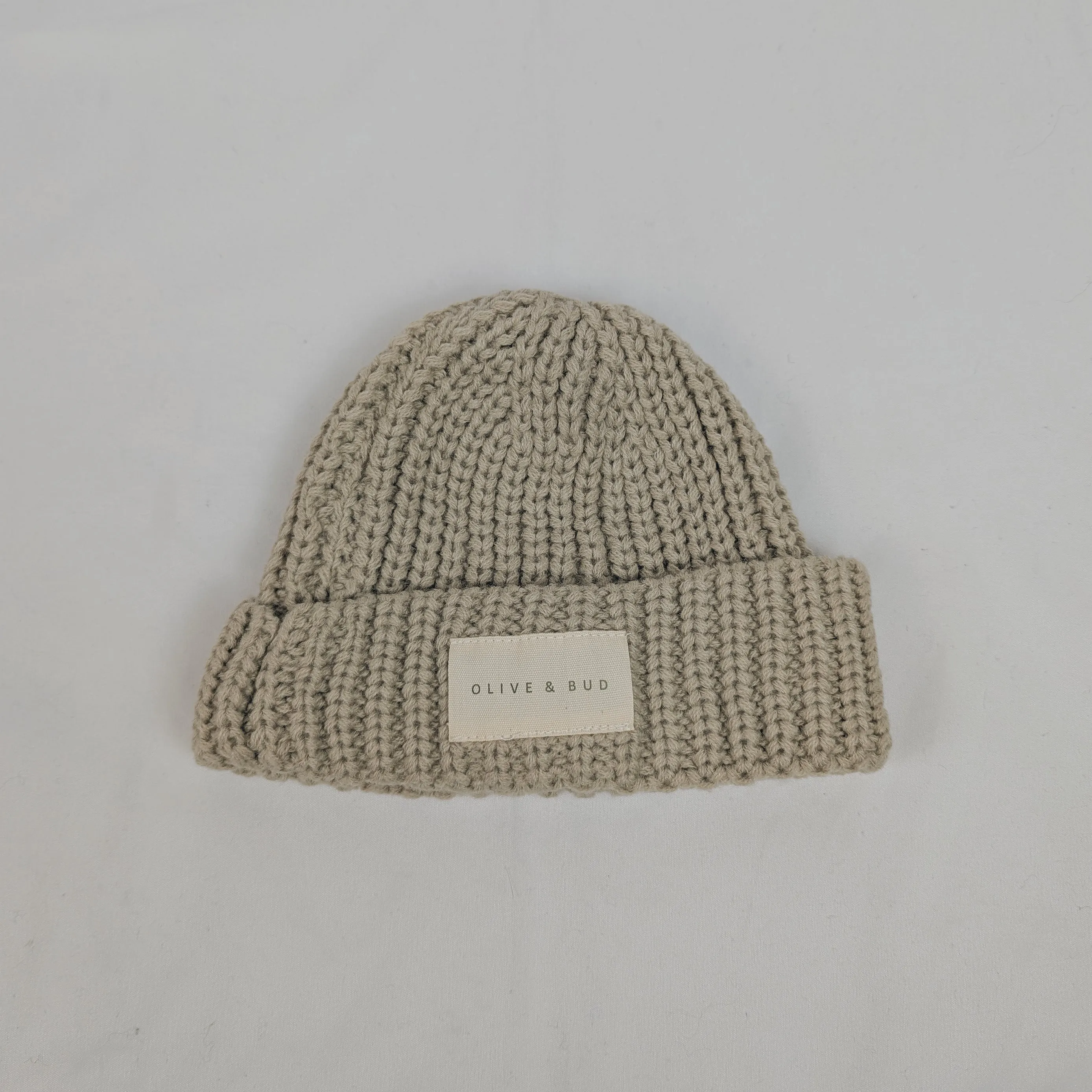 Knitted Beanie Hat - Mushroom