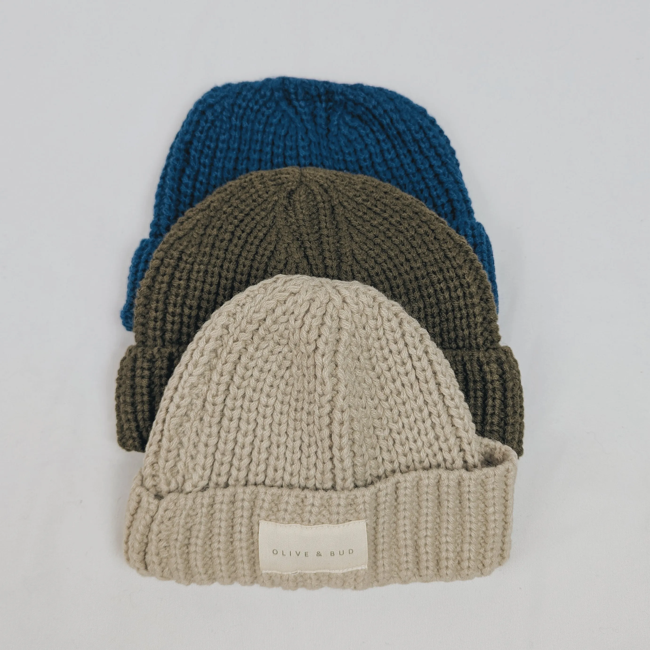 Knitted Beanie Hat - Mushroom