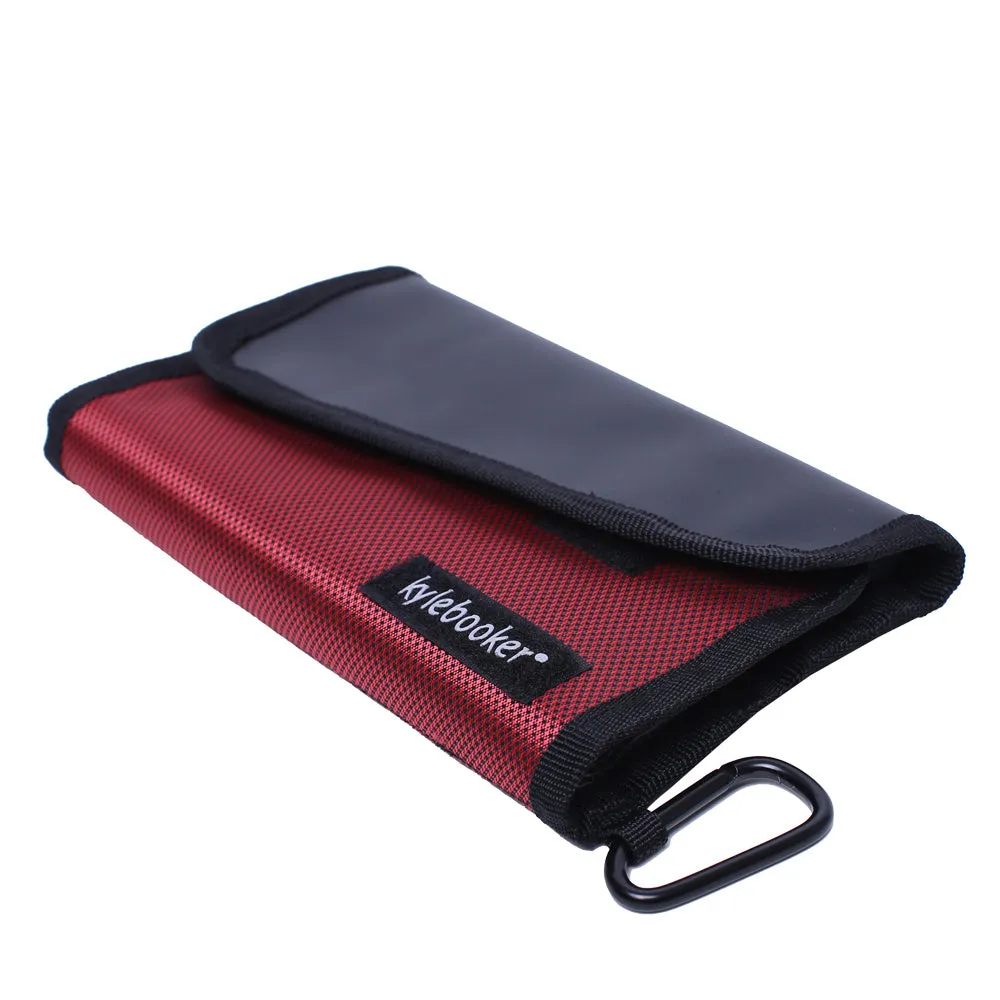 Kylebooker Fishing Soft Bait Binder Wallet Case Lure Tackle Storage Bag