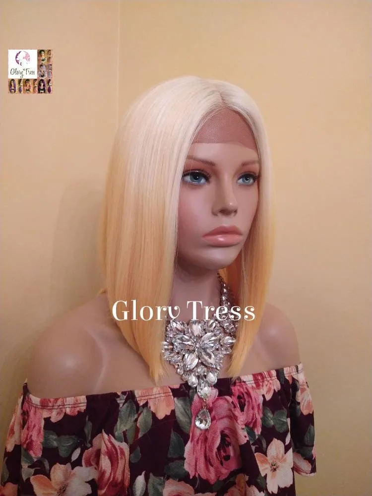 Lace Front Wig, Bob Wig, Ombre Yellow Wig, HD Lace Wig, Glory Tress, Wig, African American Wig, Yellow wig, On Sale // RADIANT