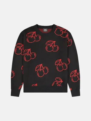 LEON CHERRIES OUTLINE SWEATER