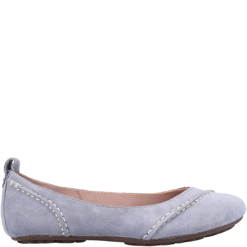 Light Blue Janessa Ballerinas