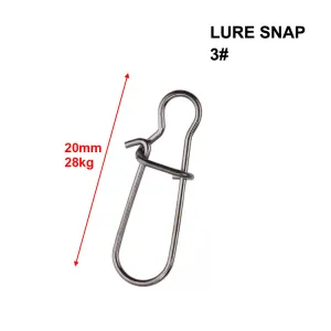 Lure Snap 3# 80pcs 20mm 28kg