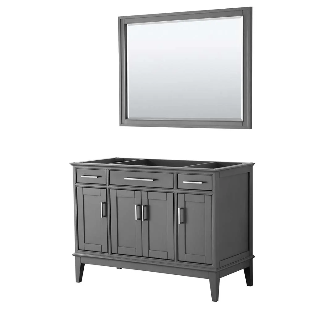 Margate 48 Inch Single Bathroom Vanity in Dark Gray