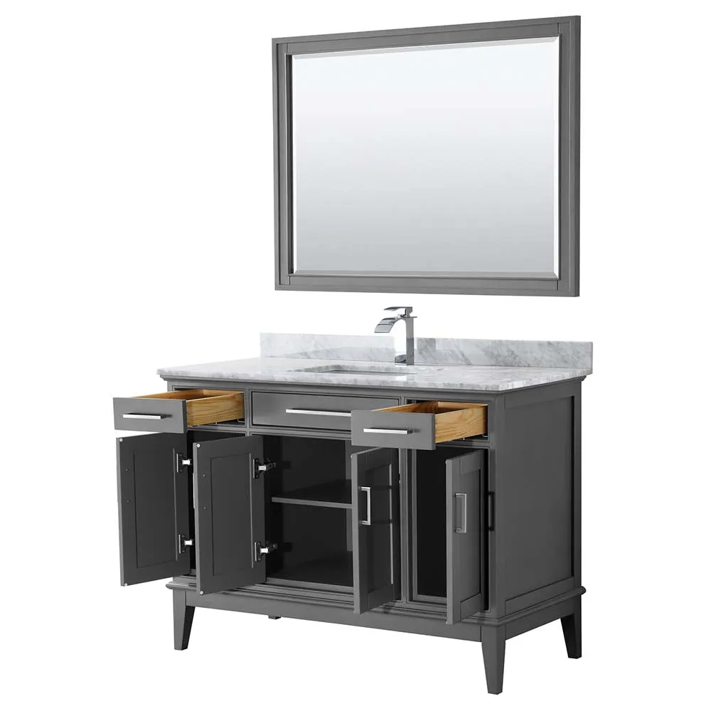 Margate 48 Inch Single Bathroom Vanity in Dark Gray
