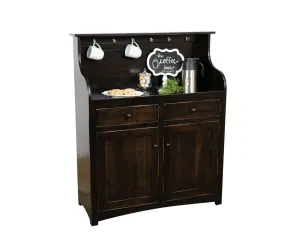 Maxwell - Amish Solid Wood Coffee Bar Cabinet