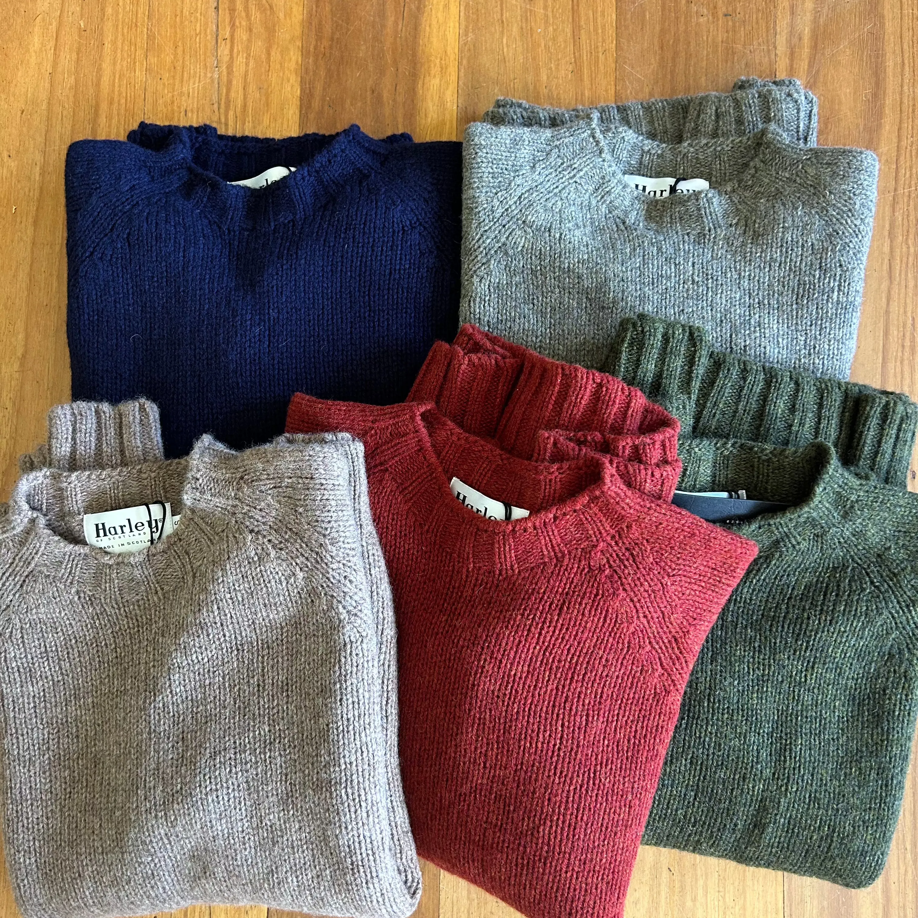 Men's Chunky Crew Jumper - Navy
