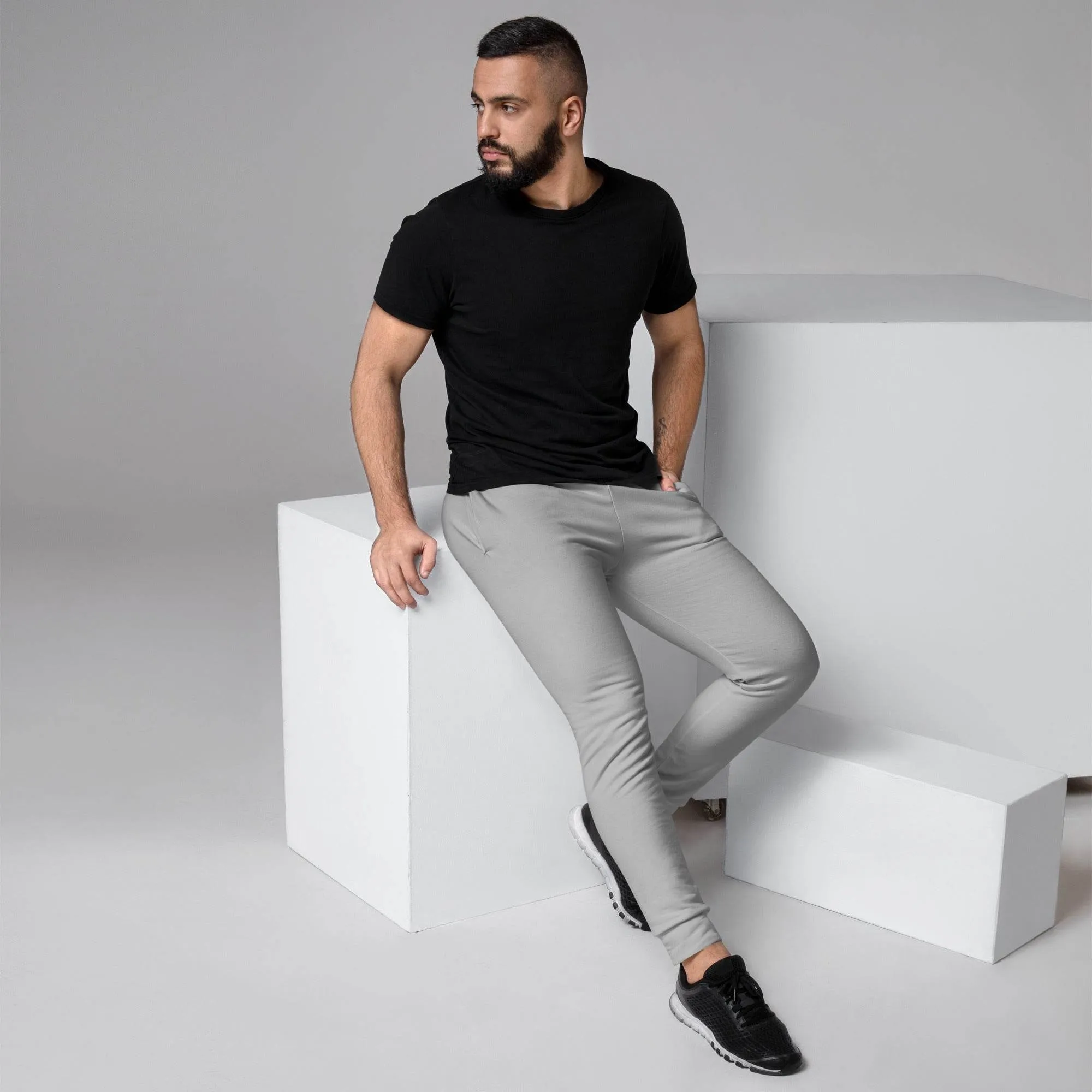 Men's Light Gray Joggers | Comfortable Athletic Wear