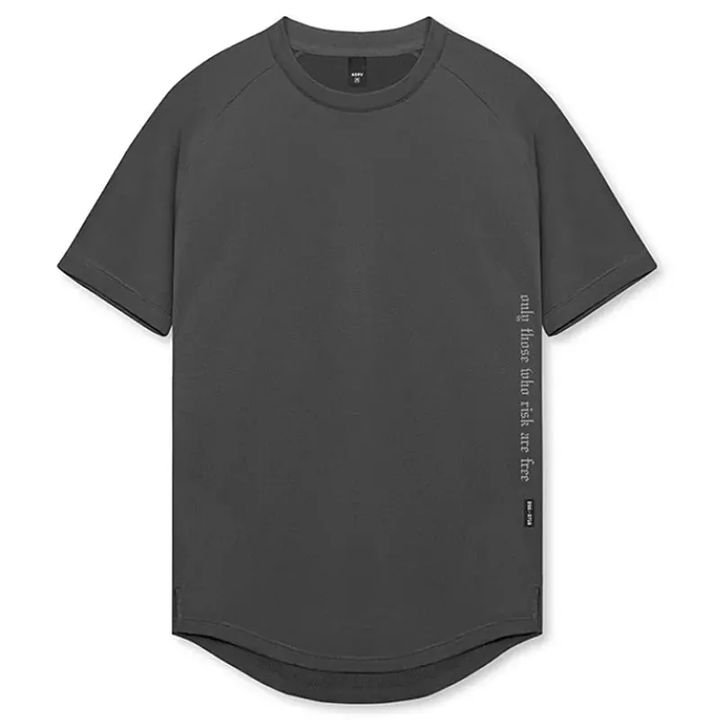 Men's Quick Dry T-Shirt - Summer Running Sport Breathable Short Tee, Casual Shirt, Gym Fitness Bodybuilding Workout Clothing