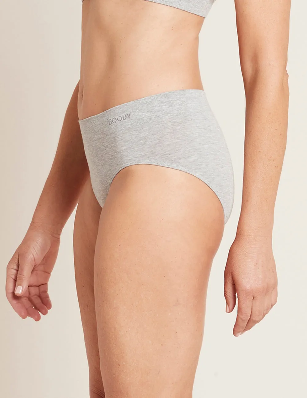 Midi Brief - Light Grey Marl