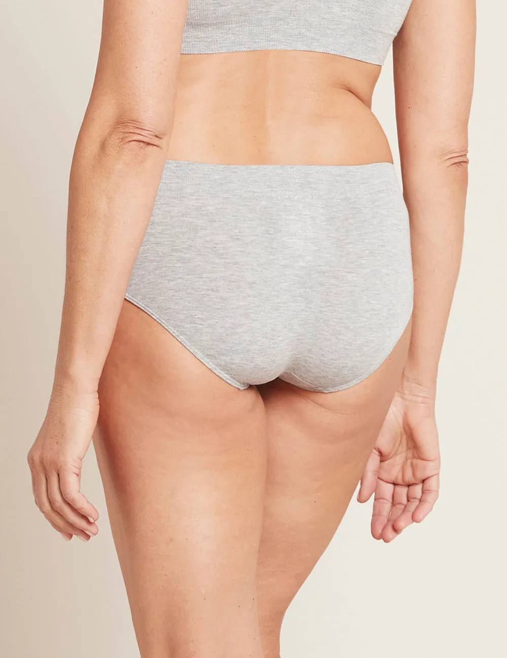 Midi Brief - Light Grey Marl