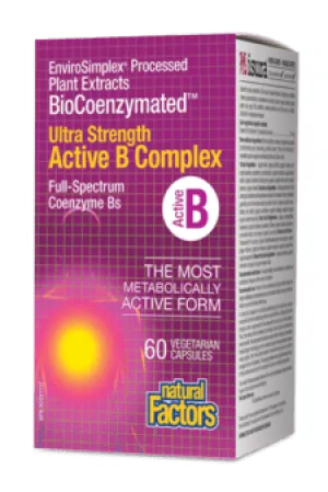 Natural Factors Ultra S ActiveB Complex 60s