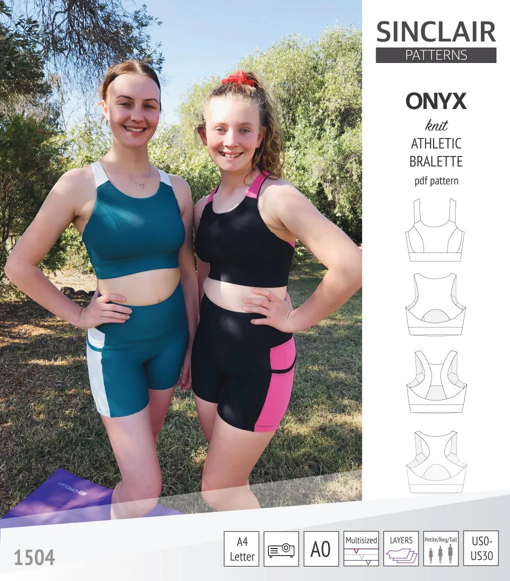 Onyx wireless athletic bralette (PDF)