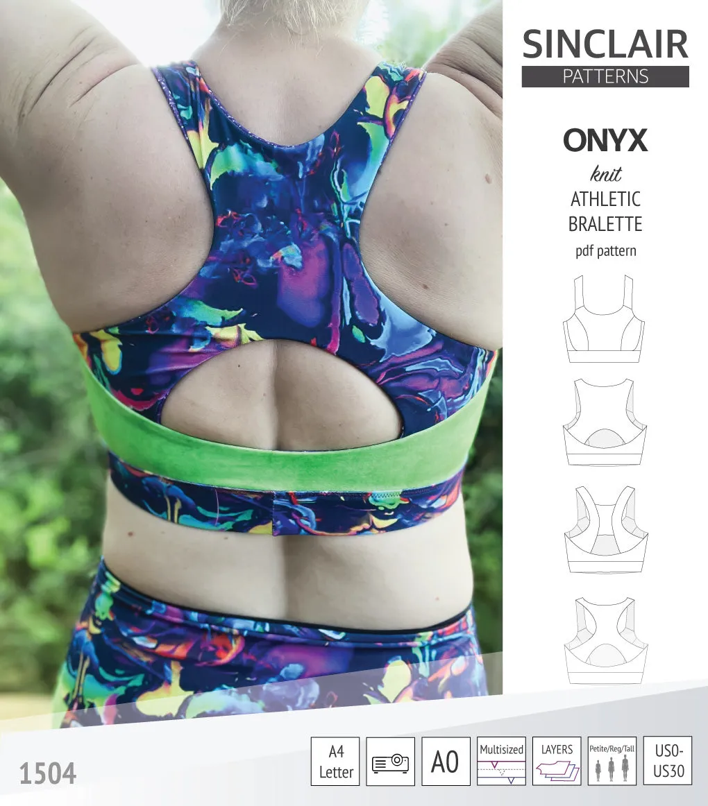 Onyx wireless athletic bralette (PDF)