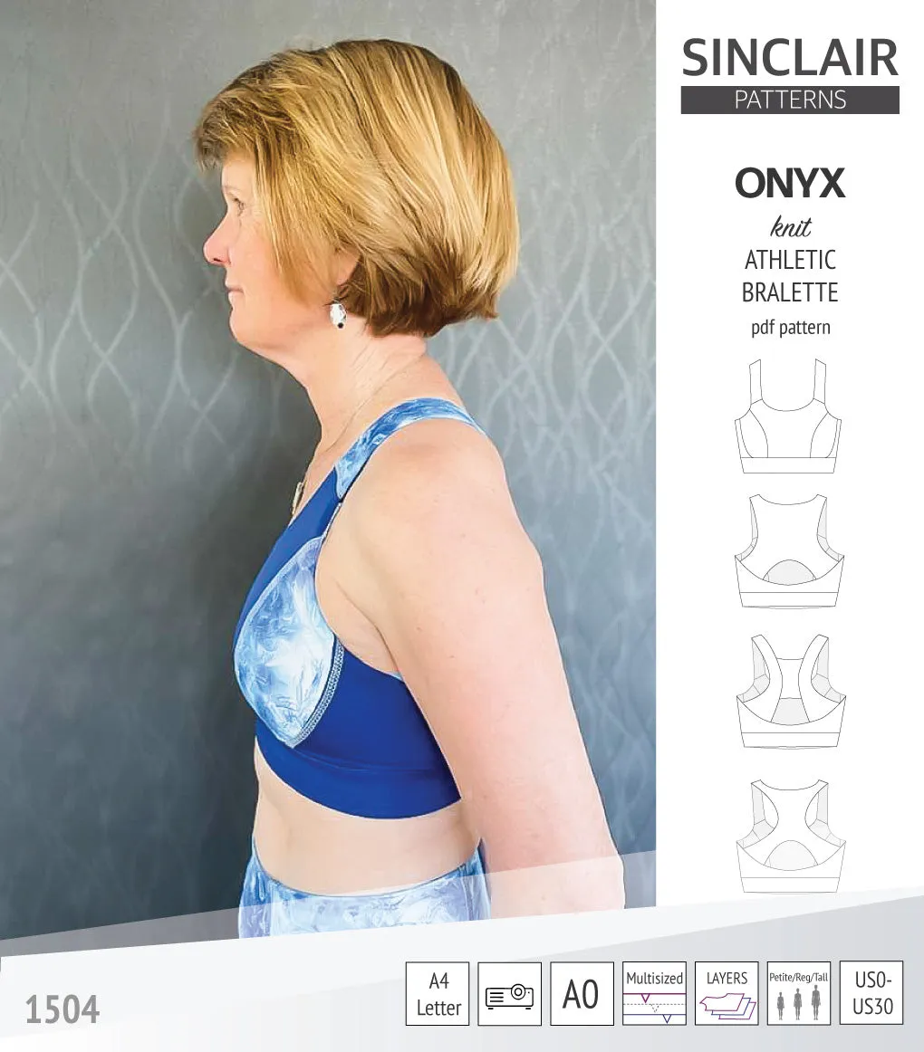 Onyx wireless athletic bralette (PDF)