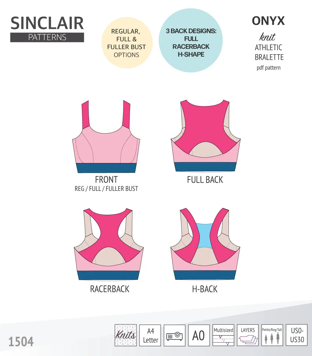 Onyx wireless athletic bralette (PDF)