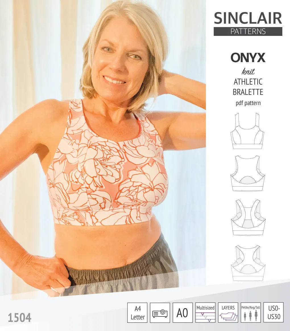 Onyx wireless athletic bralette (PDF)
