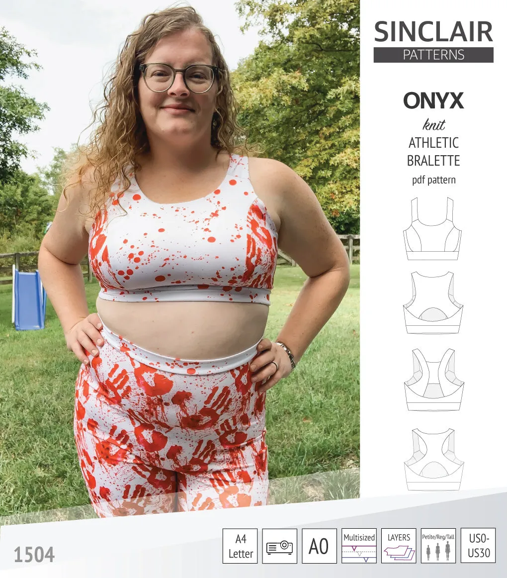 Onyx wireless athletic bralette (PDF)