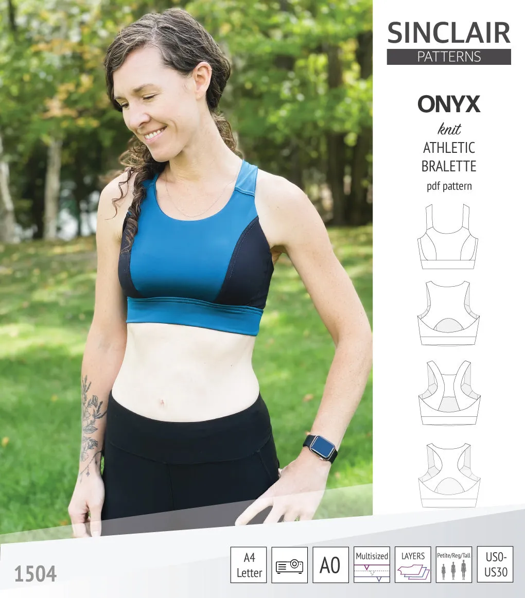 Onyx wireless athletic bralette (PDF)