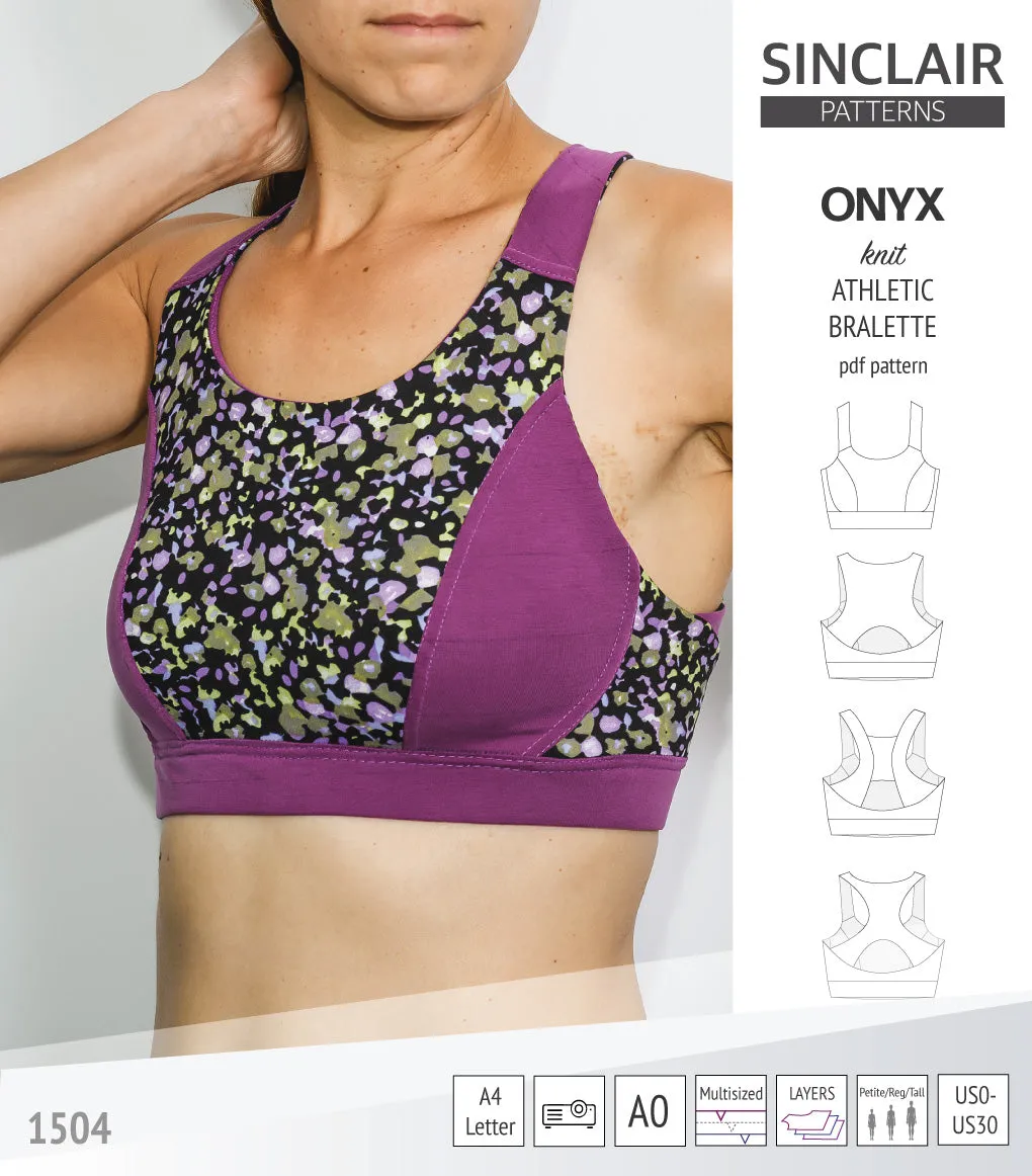 Onyx wireless athletic bralette (PDF)