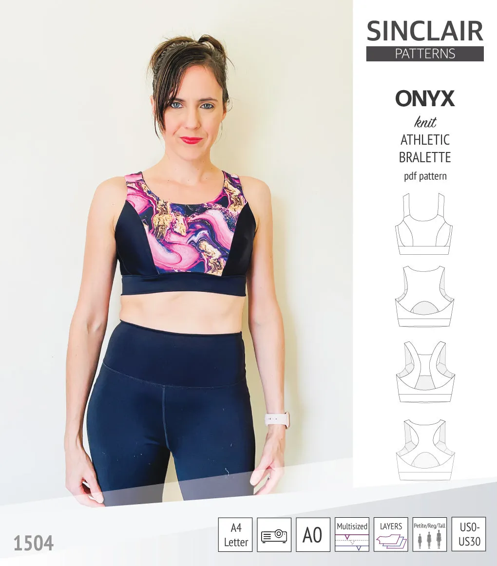 Onyx wireless athletic bralette (PDF)