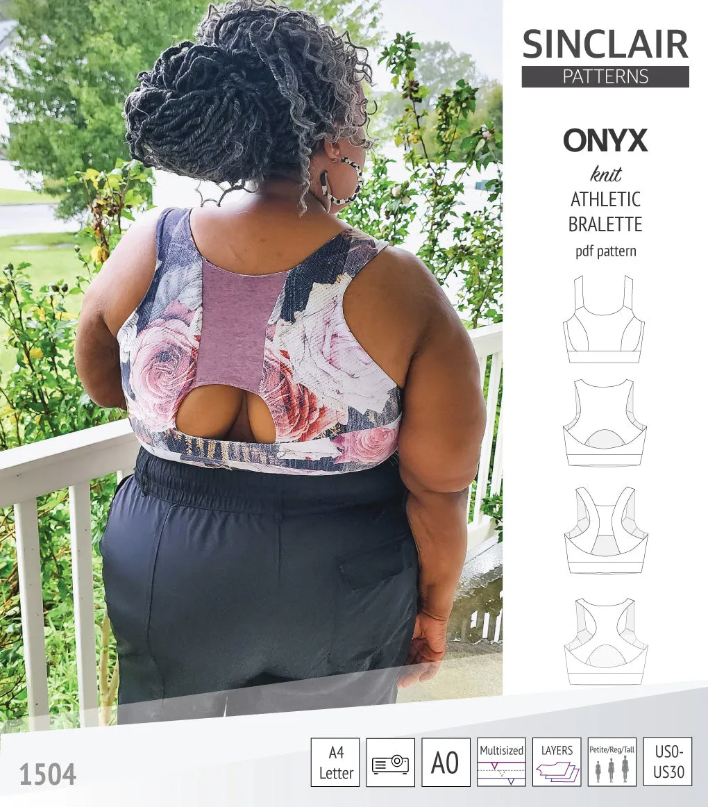 Onyx wireless athletic bralette (PDF)
