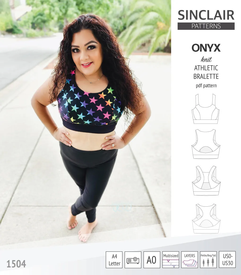 Onyx wireless athletic bralette (PDF)