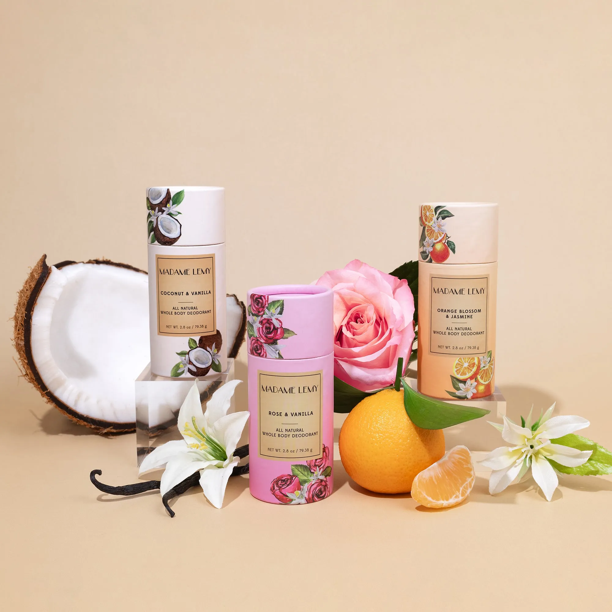 Orange & Coconut<br>Stick Deodorant Bundle