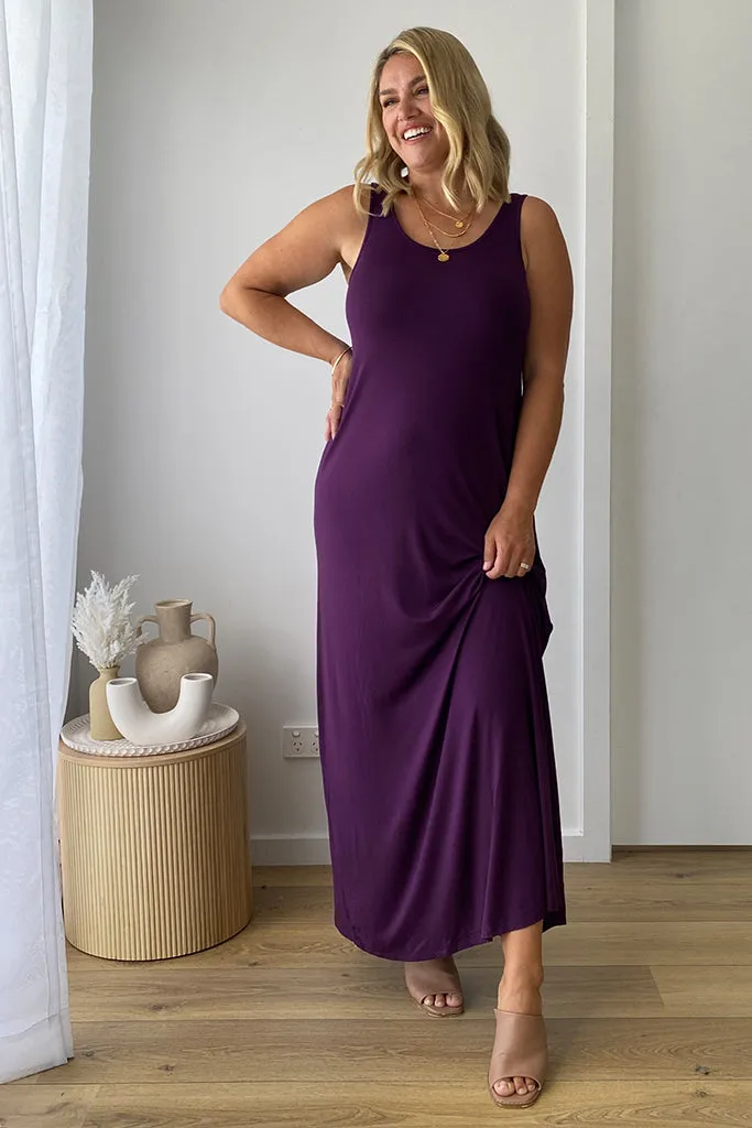 Organic Bamboo Maxi Maternity Dress