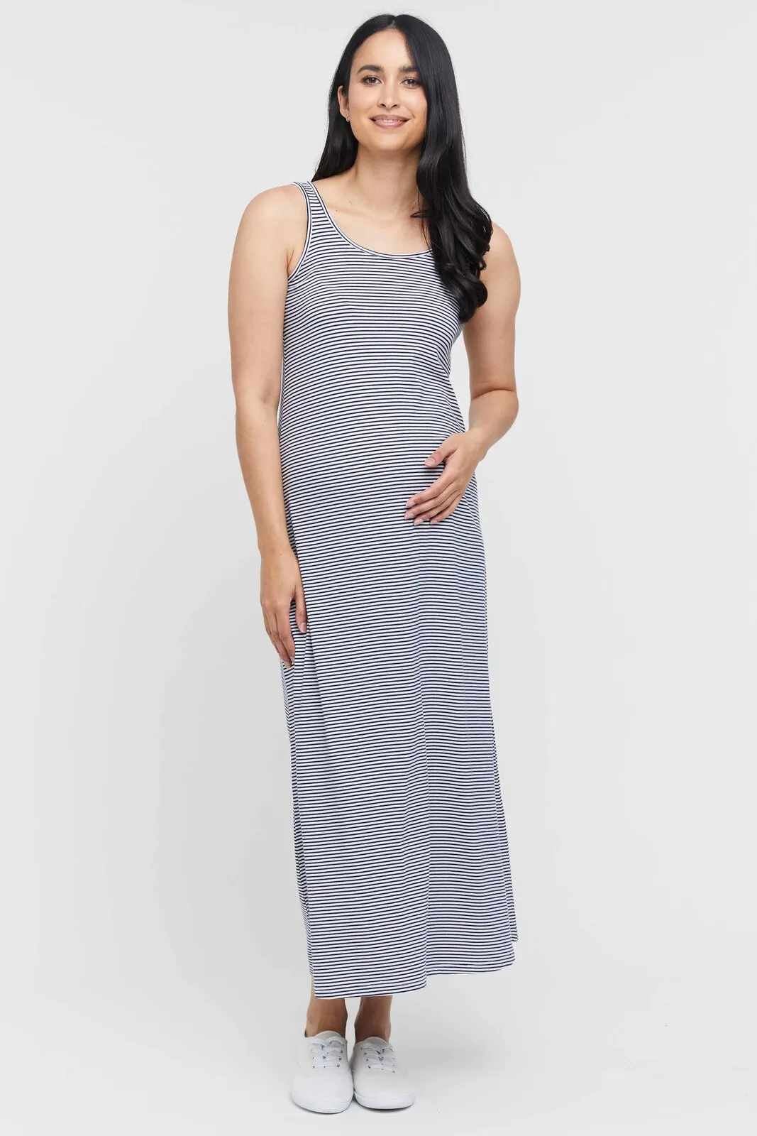 Organic Bamboo Maxi Maternity Dress