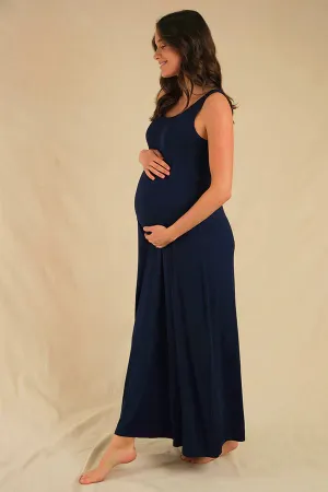 Organic Bamboo Maxi Maternity Dress