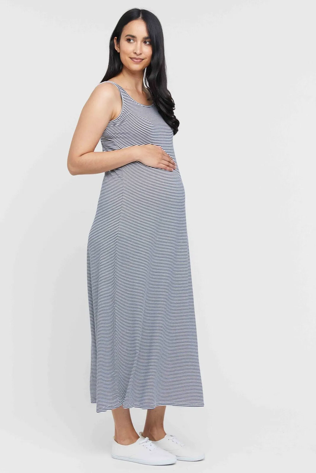 Organic Bamboo Maxi Maternity Dress