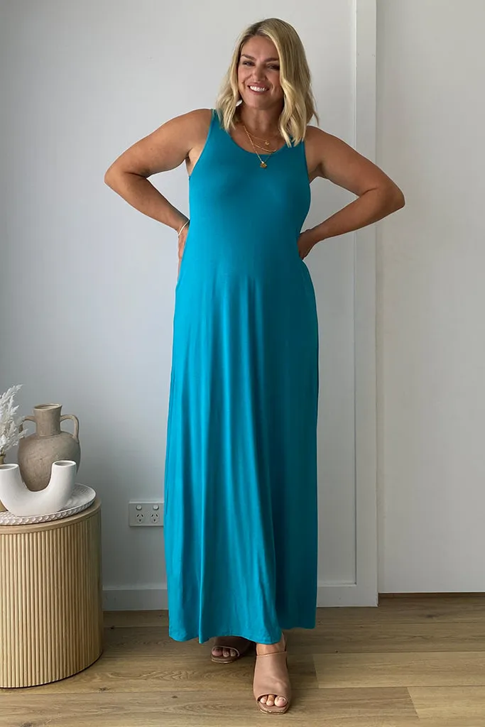 Organic Bamboo Maxi Maternity Dress