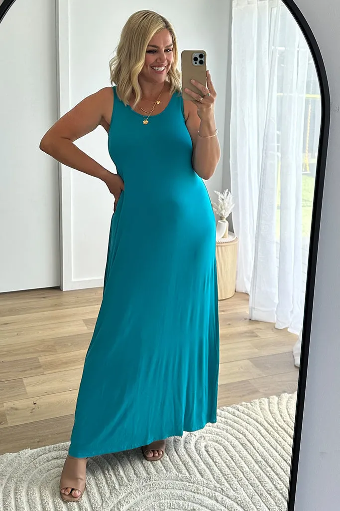 Organic Bamboo Maxi Maternity Dress