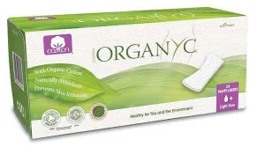 Organ(y)c Panty Liners With Organic Cotton Light Flow Flat (24 Panty-Liners)
