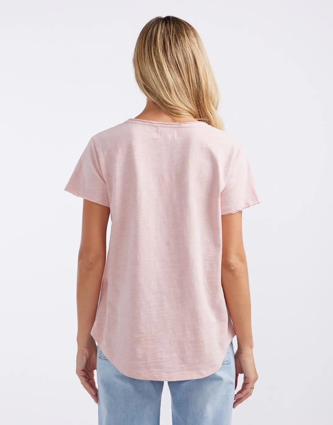 Original V Neck T-Shirt - Dusty Rose