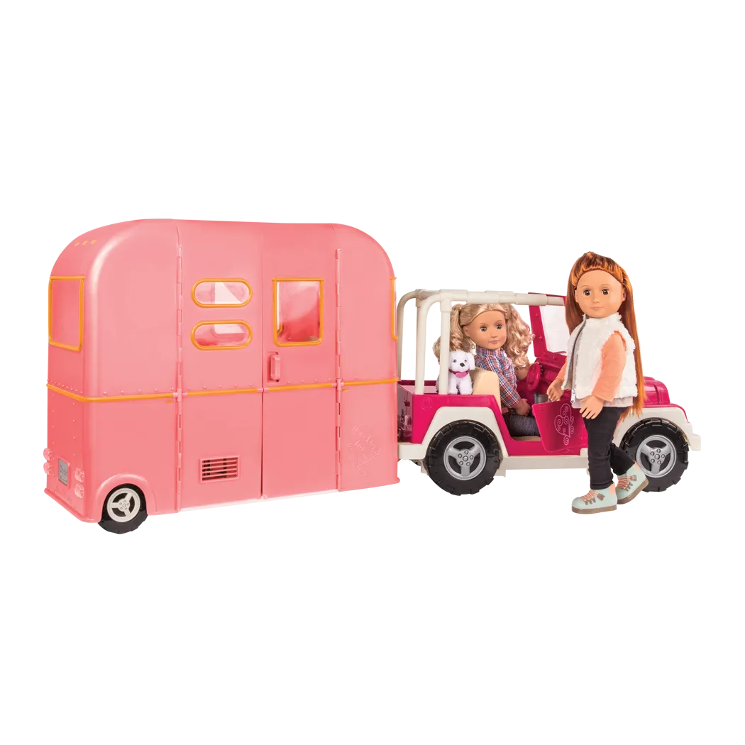 Our Generation R.V. Seeing You Camper Pink for 18" Doll