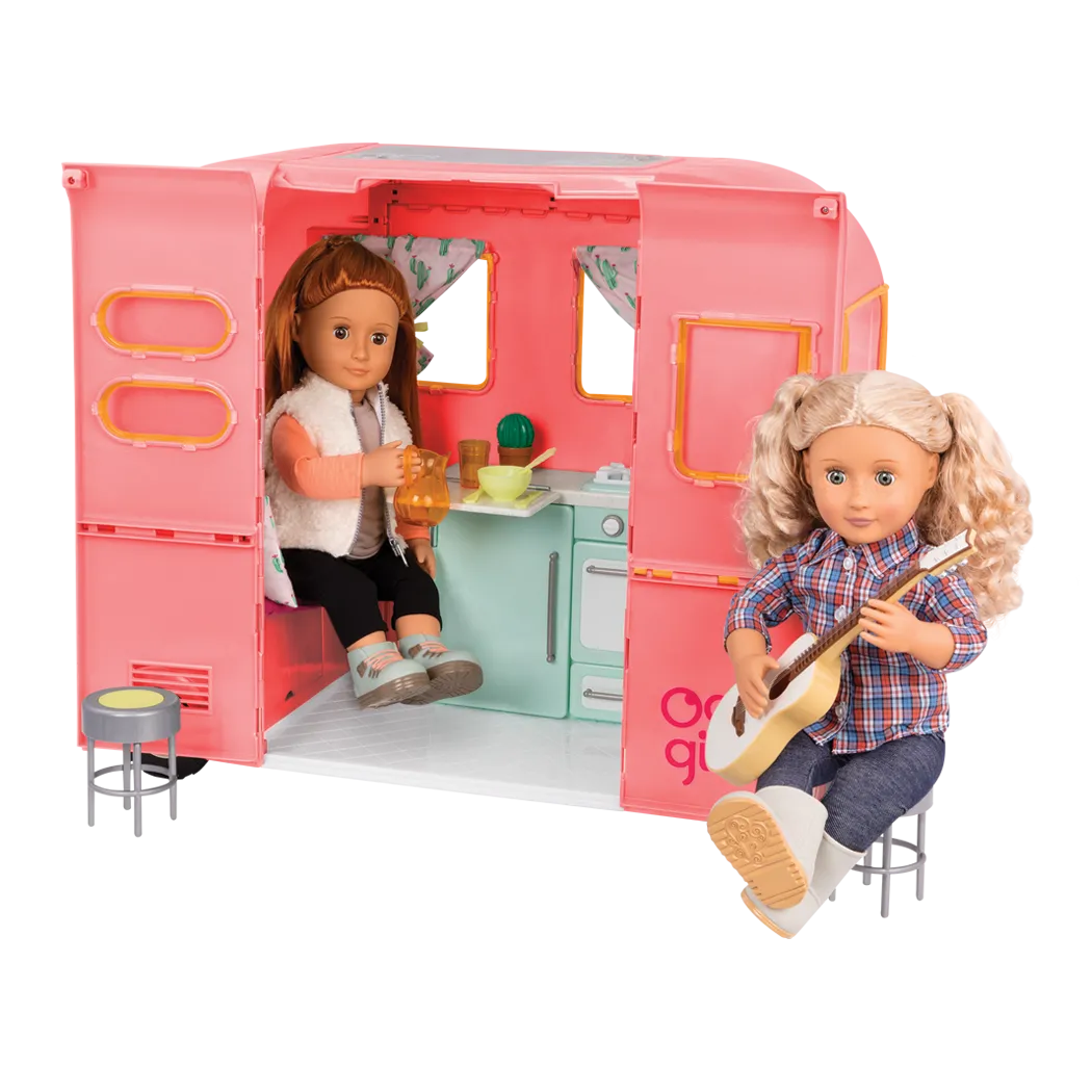 Our Generation R.V. Seeing You Camper Pink for 18" Doll