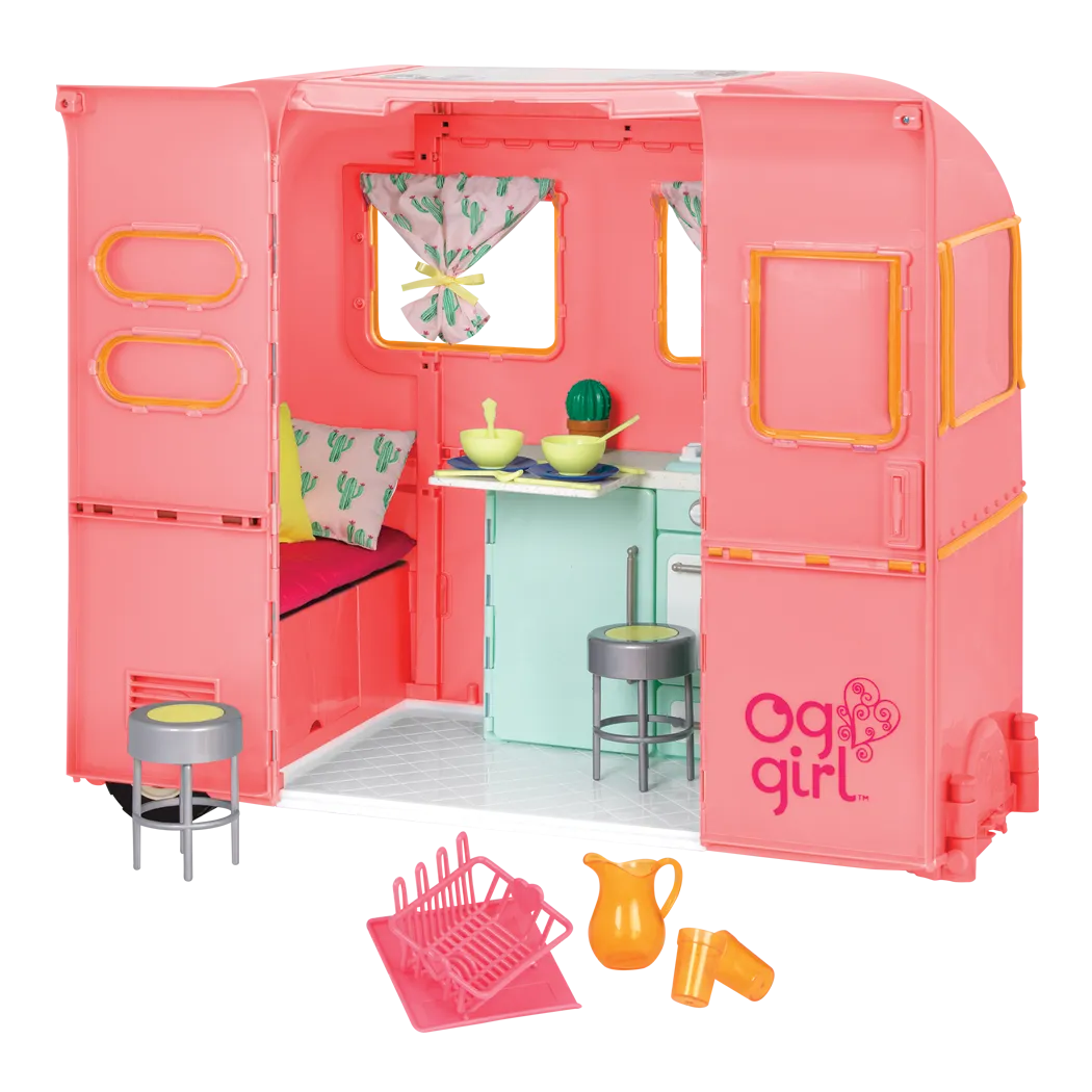 Our Generation R.V. Seeing You Camper Pink for 18" Doll