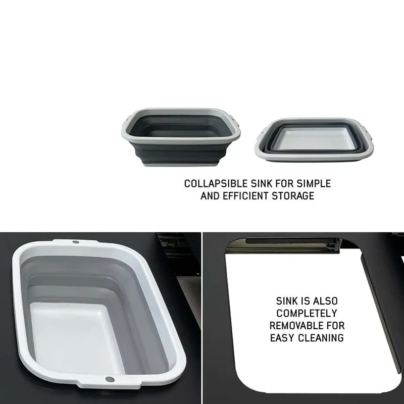 OVS Camp Cargo Box Kitchen With Slide Out Sink