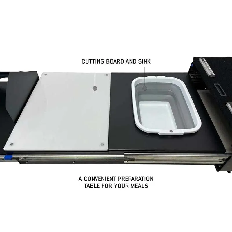 OVS Camp Cargo Box Kitchen With Slide Out Sink