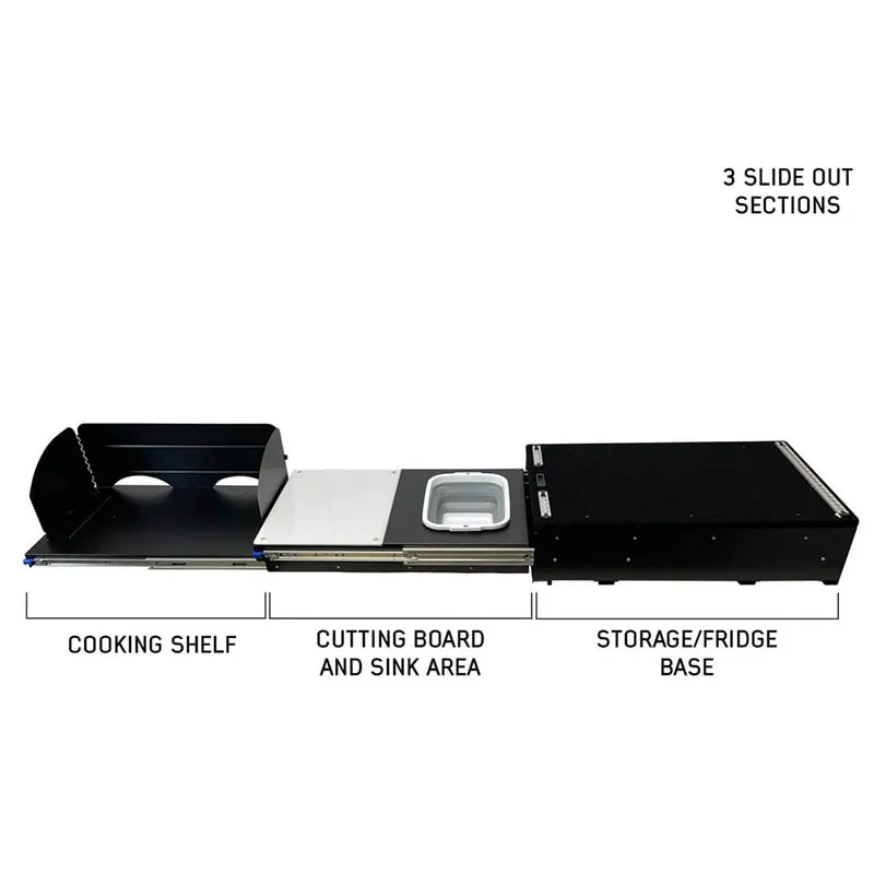 OVS Camp Cargo Box Kitchen With Slide Out Sink