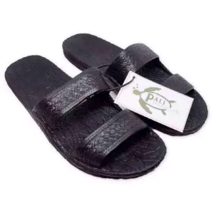 Pali Hawaii Black JANDAL   Certificate of Authenticity