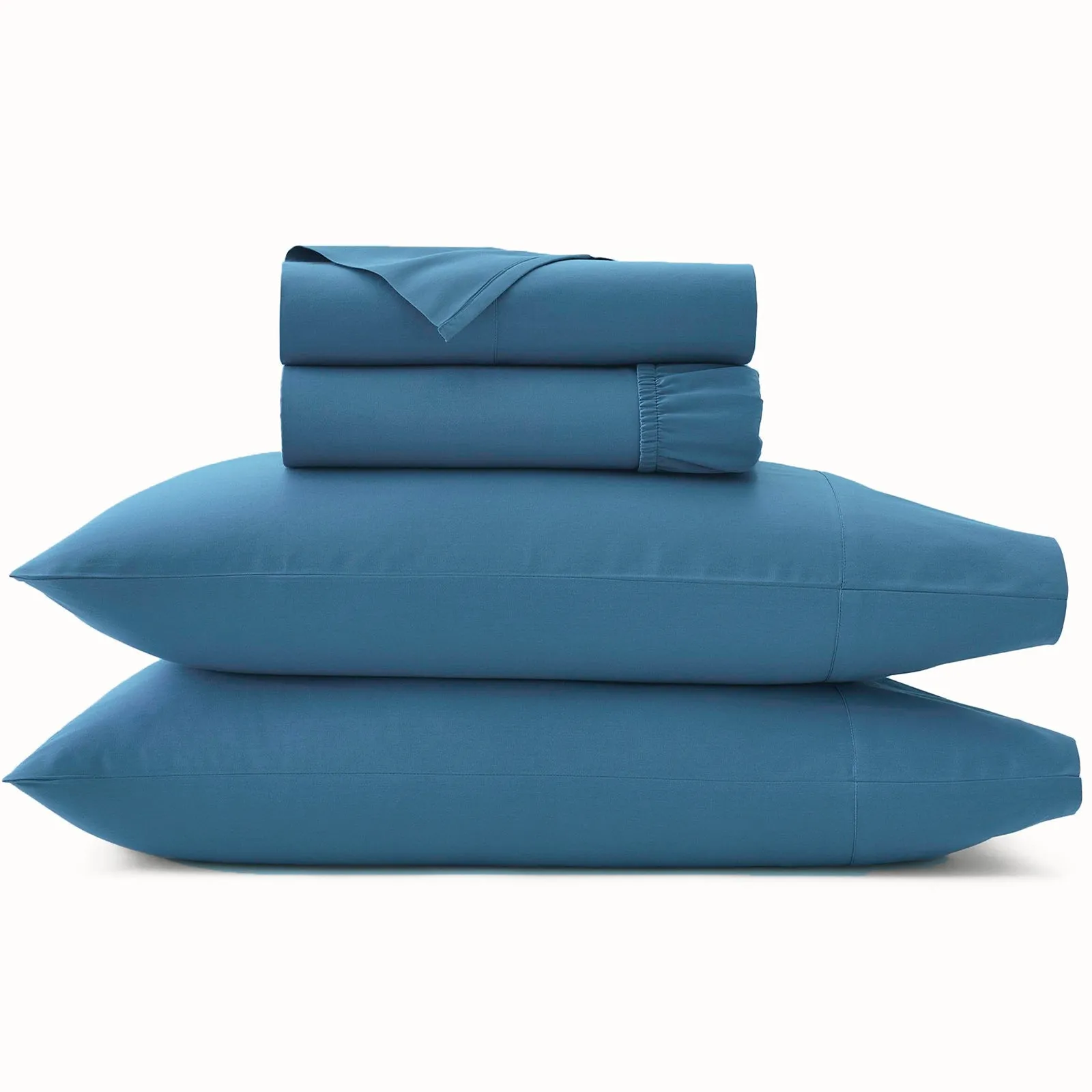 Park Avenue 500 Thread Count Natural Cotton Sheet Set - Blue