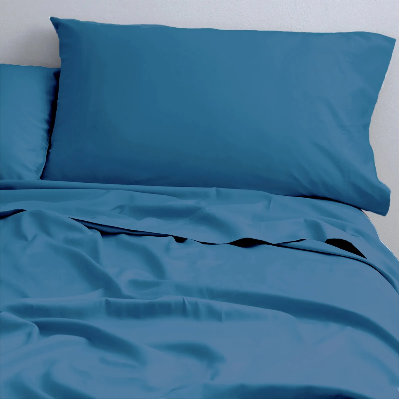 Park Avenue 500 Thread Count Natural Cotton Sheet Set - Blue