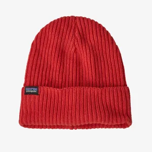 Patagonia - Fishermans Rolled Beanie -  Madder Red
